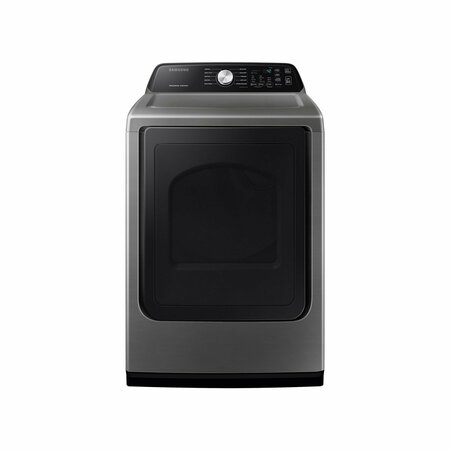 ALMO 7.4 cu. ft. Large Capacity Electric Dryer with Sensor Dry and Smart Care in Platinum DVE45T3400P